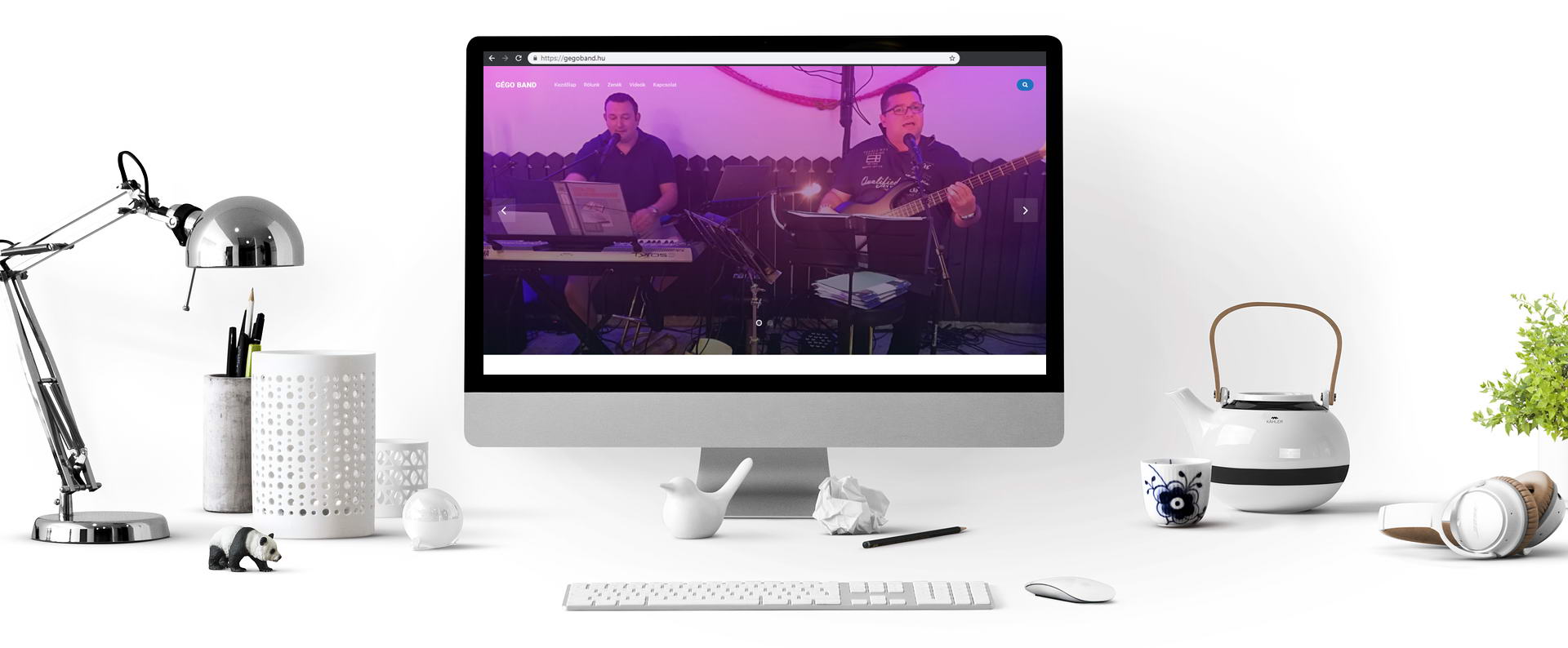 gegoband weboldal referencia